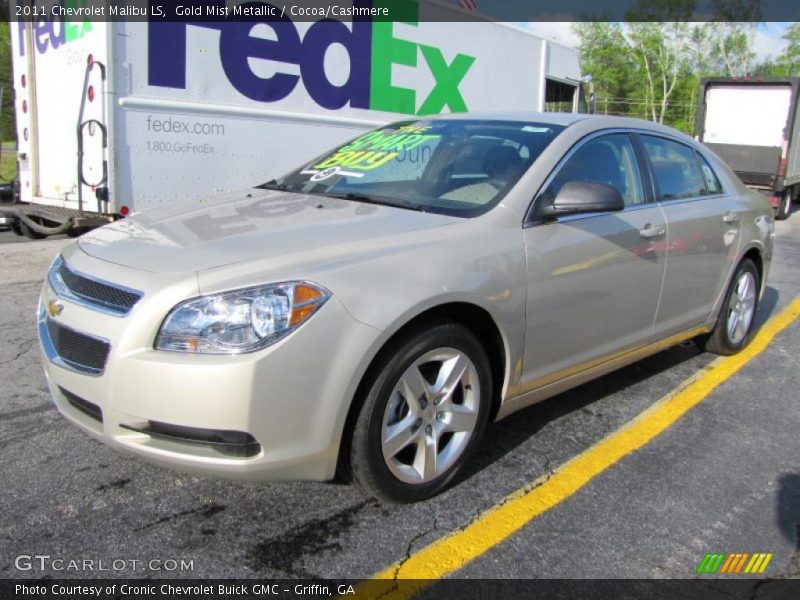 Gold Mist Metallic / Cocoa/Cashmere 2011 Chevrolet Malibu LS