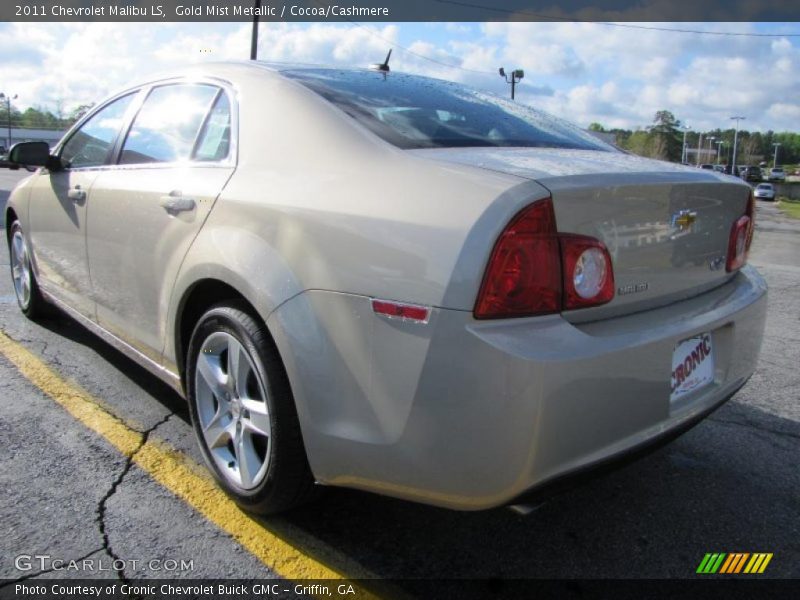Gold Mist Metallic / Cocoa/Cashmere 2011 Chevrolet Malibu LS