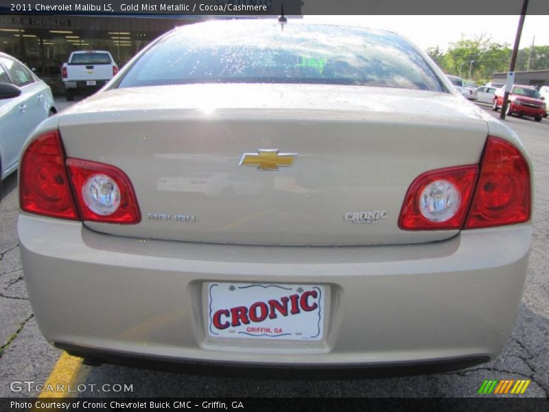 Gold Mist Metallic / Cocoa/Cashmere 2011 Chevrolet Malibu LS