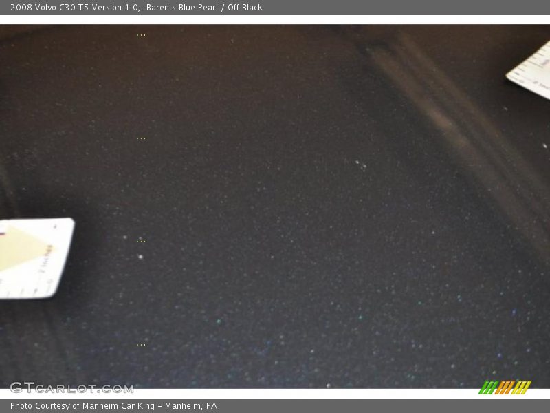 Barents Blue Pearl / Off Black 2008 Volvo C30 T5 Version 1.0