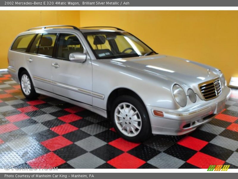 Brilliant Silver Metallic / Ash 2002 Mercedes-Benz E 320 4Matic Wagon