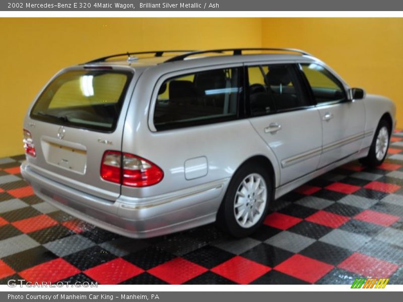 Brilliant Silver Metallic / Ash 2002 Mercedes-Benz E 320 4Matic Wagon