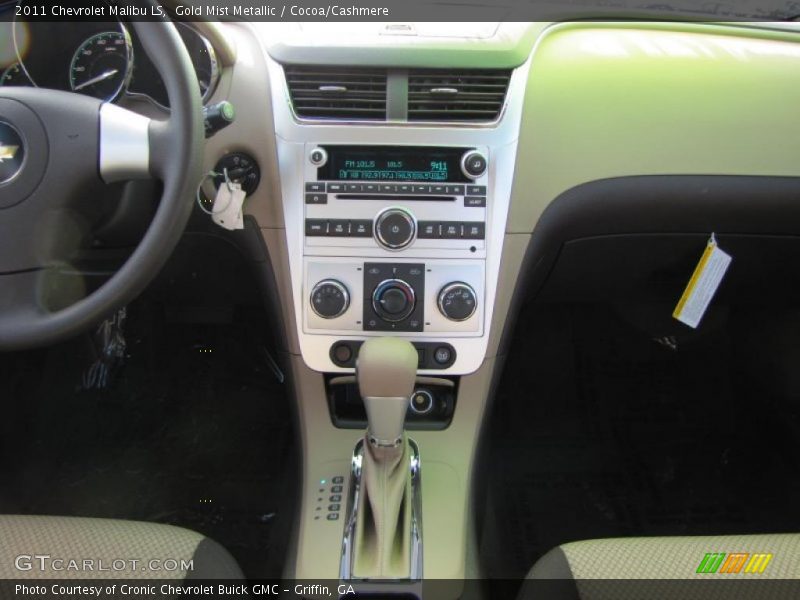 Gold Mist Metallic / Cocoa/Cashmere 2011 Chevrolet Malibu LS