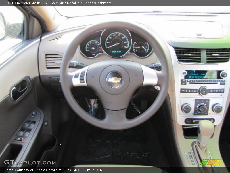 Gold Mist Metallic / Cocoa/Cashmere 2011 Chevrolet Malibu LS