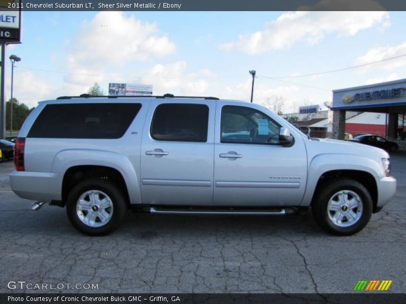 Sheer Silver Metallic / Ebony 2011 Chevrolet Suburban LT