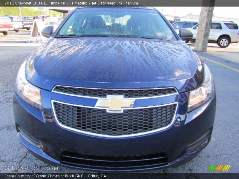 Imperial Blue Metallic / Jet Black/Medium Titanium 2011 Chevrolet Cruze LS
