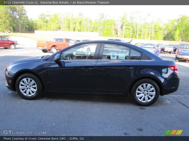 Imperial Blue Metallic / Jet Black/Medium Titanium 2011 Chevrolet Cruze LS