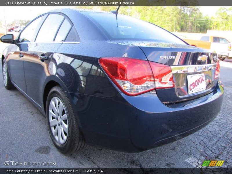 Imperial Blue Metallic / Jet Black/Medium Titanium 2011 Chevrolet Cruze LS