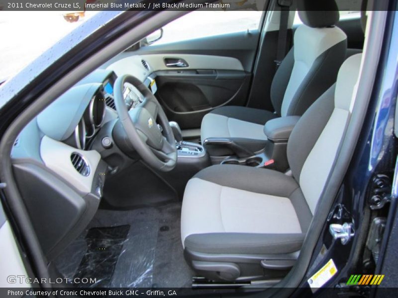 Imperial Blue Metallic / Jet Black/Medium Titanium 2011 Chevrolet Cruze LS