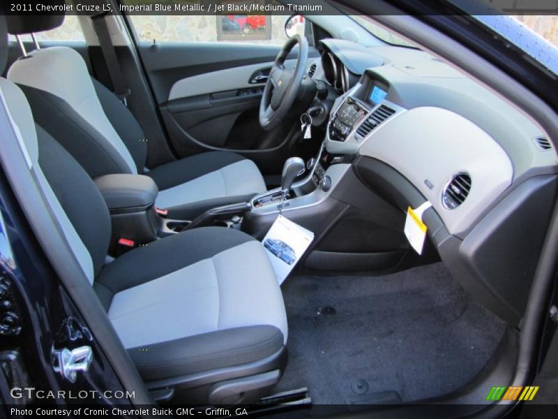 Imperial Blue Metallic / Jet Black/Medium Titanium 2011 Chevrolet Cruze LS