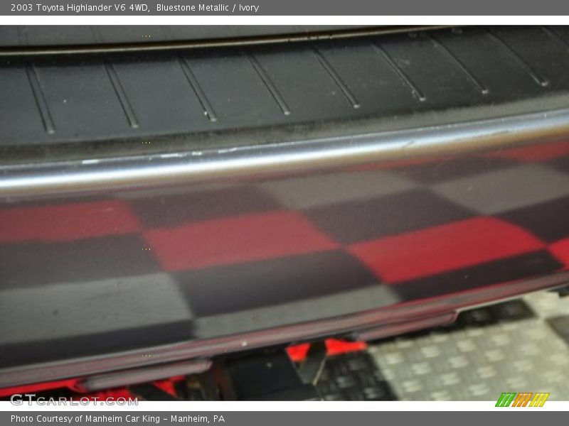Bluestone Metallic / Ivory 2003 Toyota Highlander V6 4WD