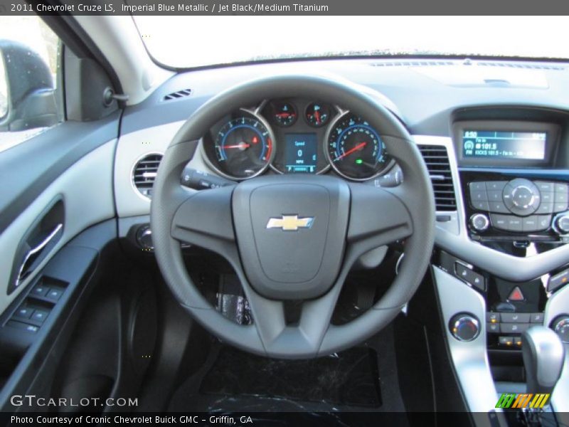 Imperial Blue Metallic / Jet Black/Medium Titanium 2011 Chevrolet Cruze LS