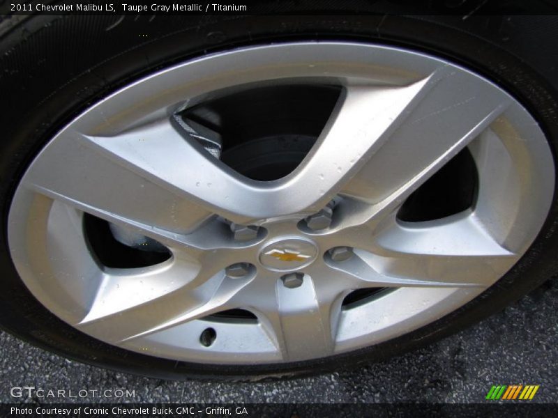 Taupe Gray Metallic / Titanium 2011 Chevrolet Malibu LS
