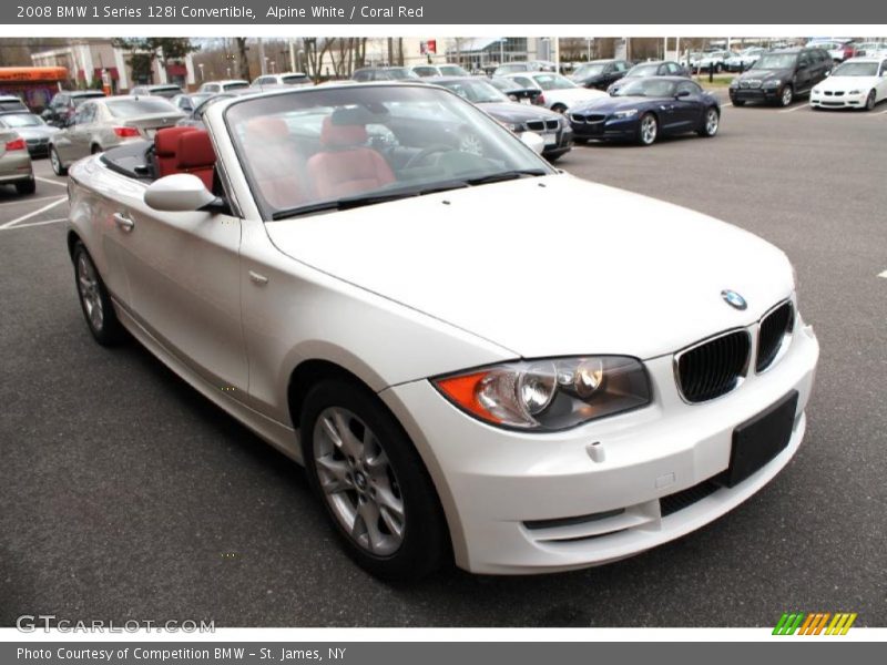 Front 3/4 View of 2008 1 Series 128i Convertible
