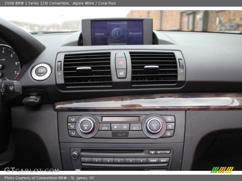 Controls of 2008 1 Series 128i Convertible
