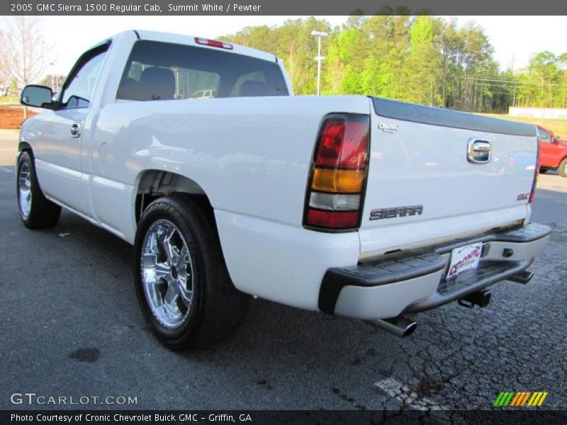 Summit White / Pewter 2005 GMC Sierra 1500 Regular Cab