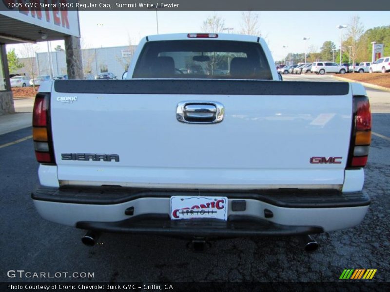 Summit White / Pewter 2005 GMC Sierra 1500 Regular Cab