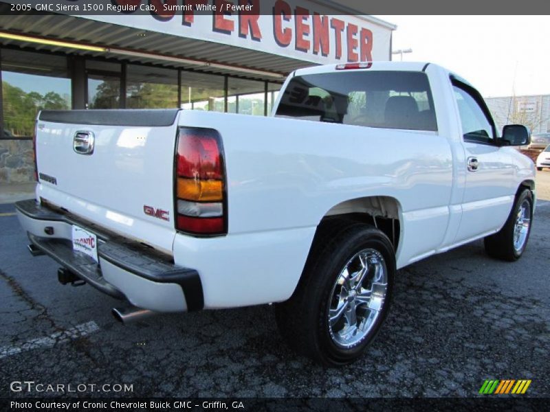 Summit White / Pewter 2005 GMC Sierra 1500 Regular Cab