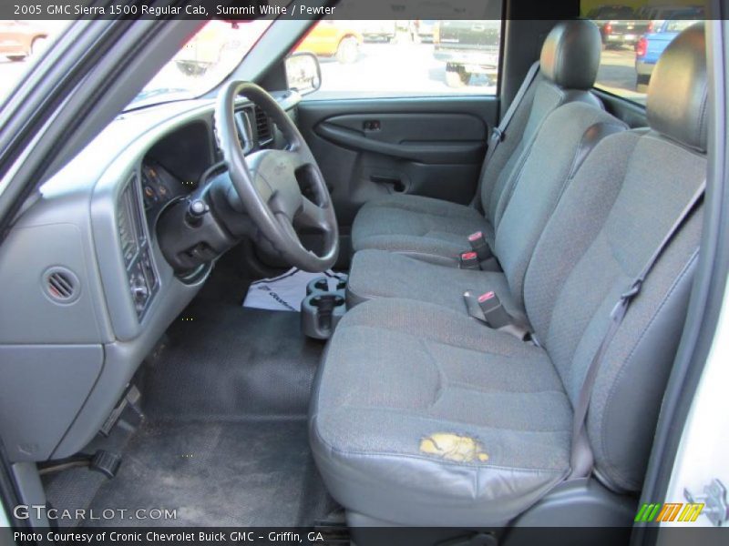Summit White / Pewter 2005 GMC Sierra 1500 Regular Cab
