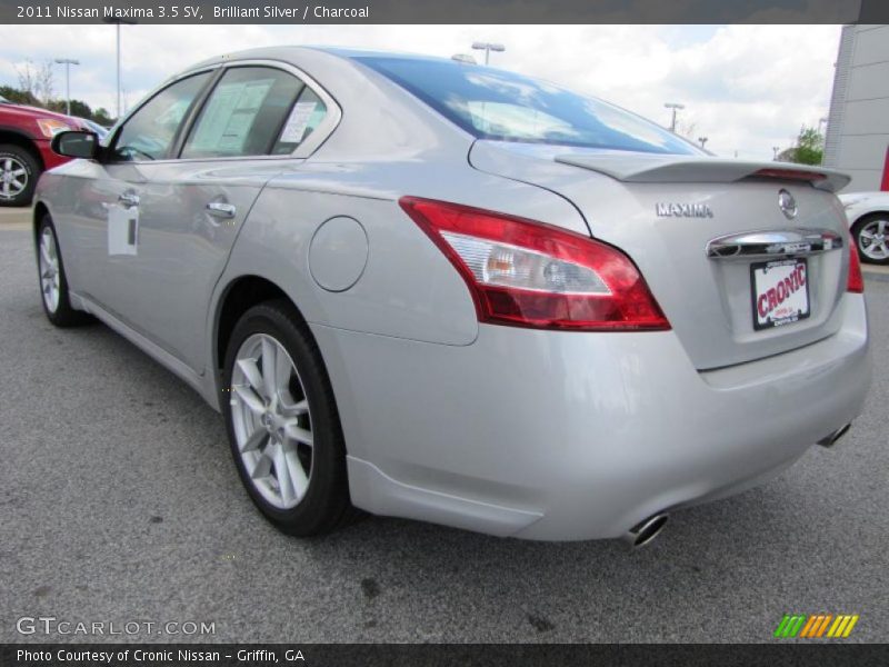 Brilliant Silver / Charcoal 2011 Nissan Maxima 3.5 SV