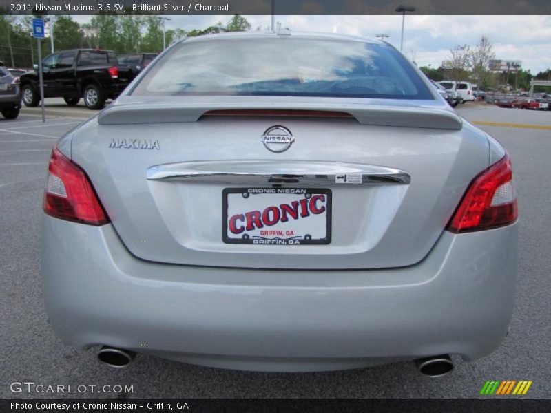 Brilliant Silver / Charcoal 2011 Nissan Maxima 3.5 SV