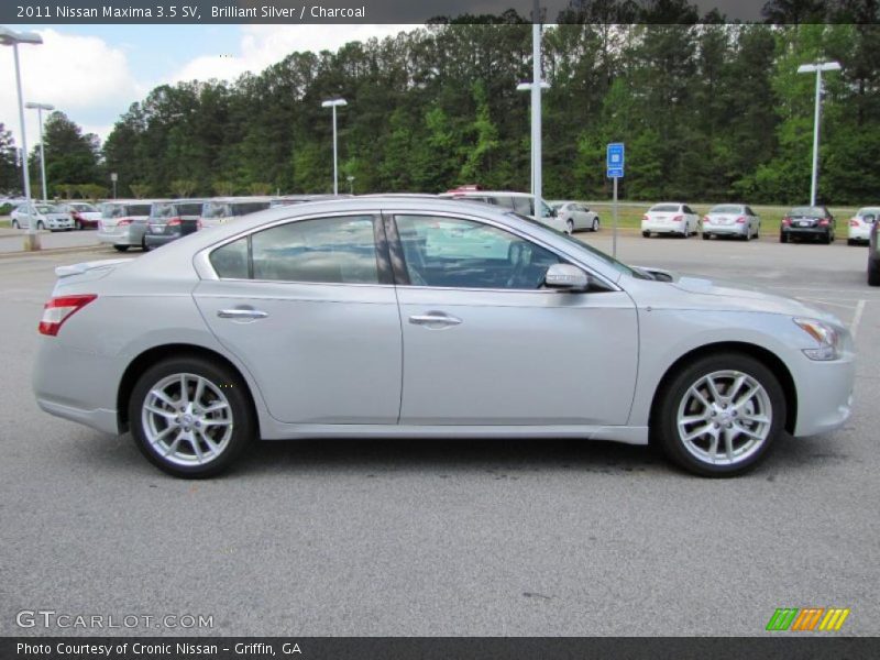 Brilliant Silver / Charcoal 2011 Nissan Maxima 3.5 SV