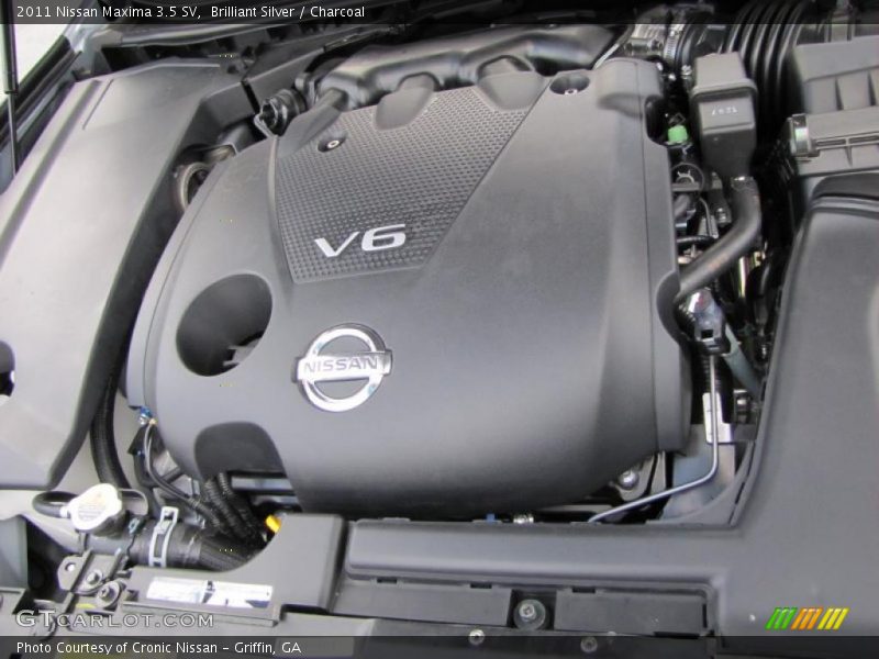 Brilliant Silver / Charcoal 2011 Nissan Maxima 3.5 SV