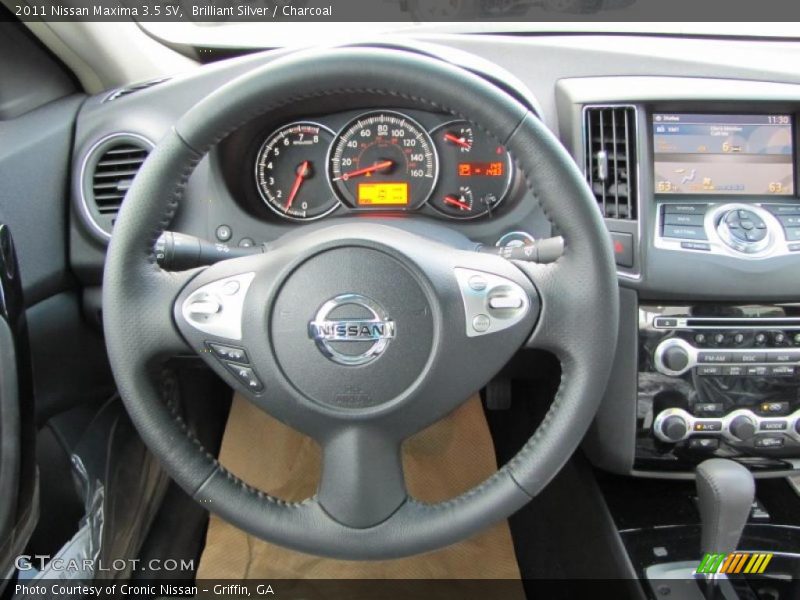 Brilliant Silver / Charcoal 2011 Nissan Maxima 3.5 SV