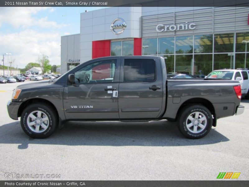 Smoke Gray / Charcoal 2011 Nissan Titan SV Crew Cab