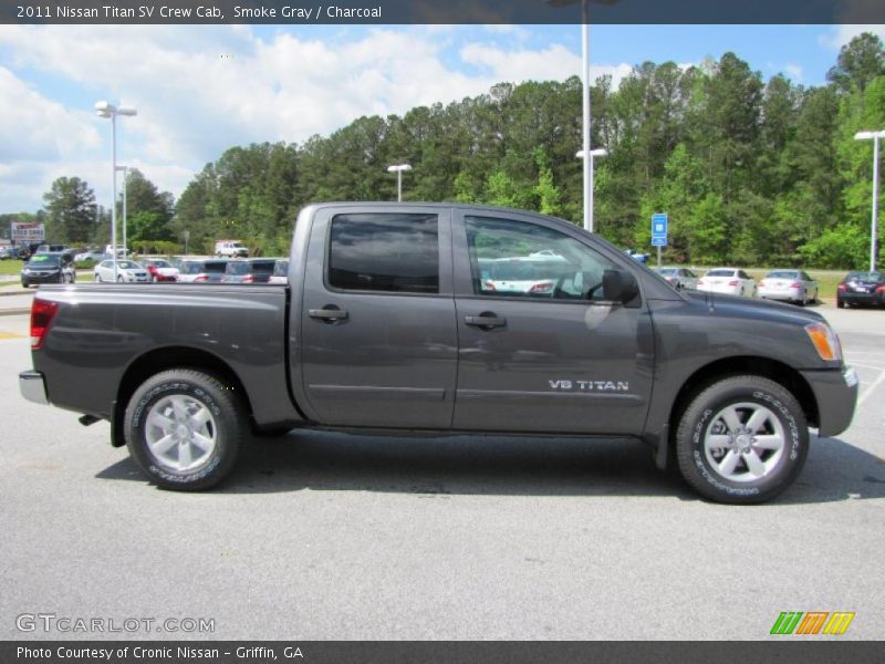 Smoke Gray / Charcoal 2011 Nissan Titan SV Crew Cab