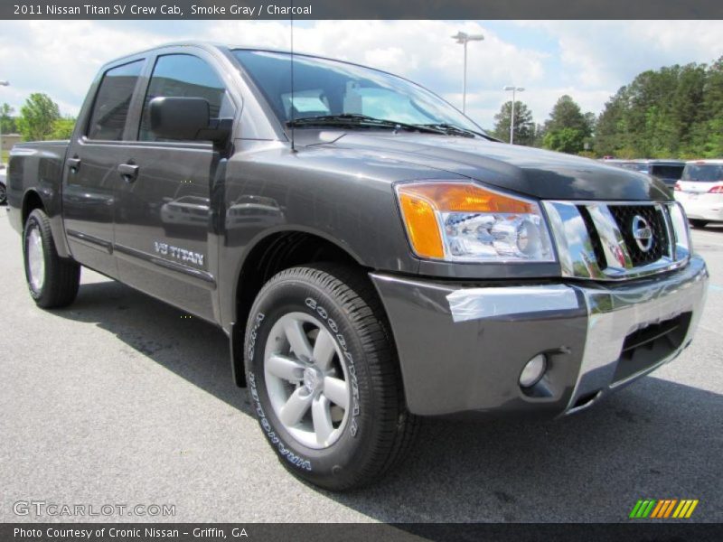 Smoke Gray / Charcoal 2011 Nissan Titan SV Crew Cab