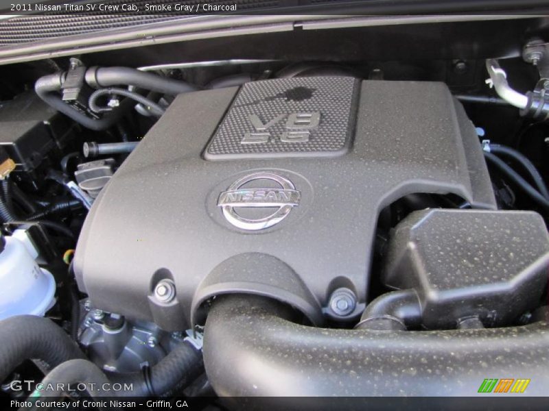 Smoke Gray / Charcoal 2011 Nissan Titan SV Crew Cab