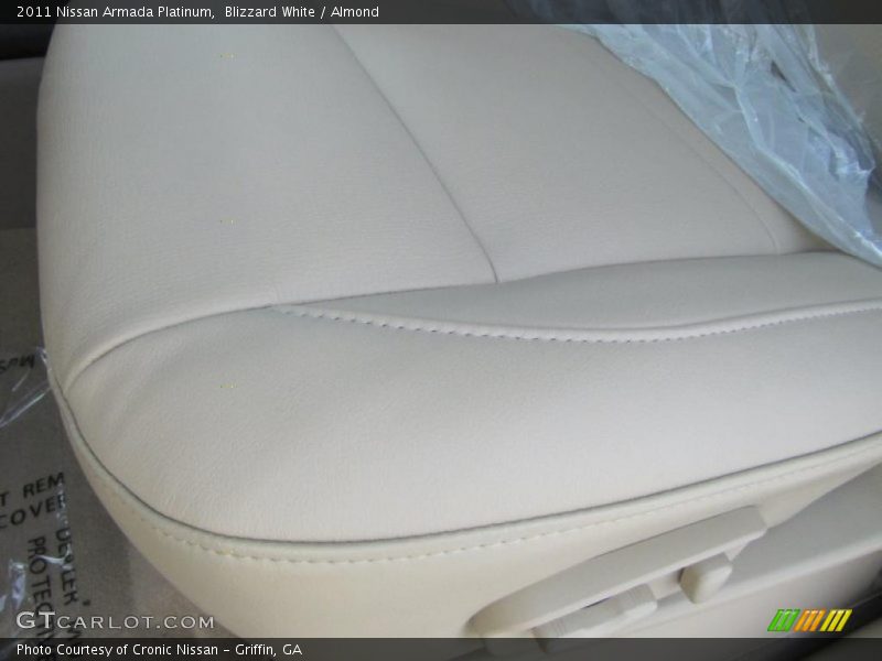 Blizzard White / Almond 2011 Nissan Armada Platinum
