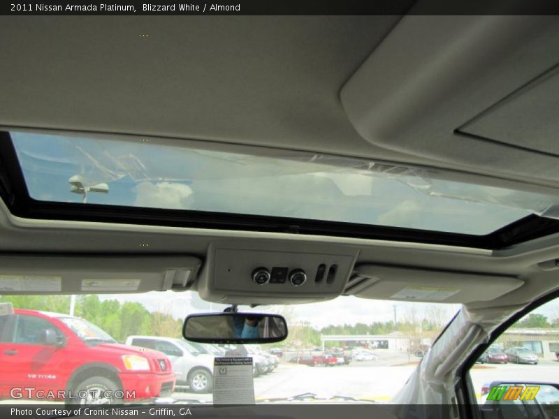 Blizzard White / Almond 2011 Nissan Armada Platinum