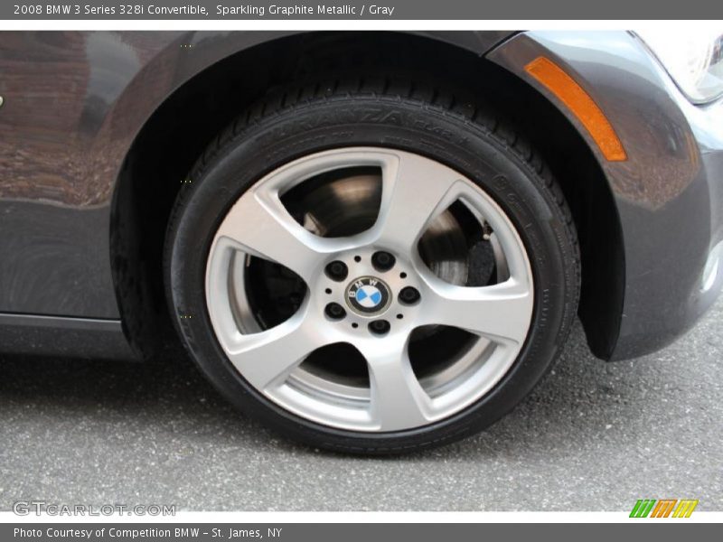 Sparkling Graphite Metallic / Gray 2008 BMW 3 Series 328i Convertible