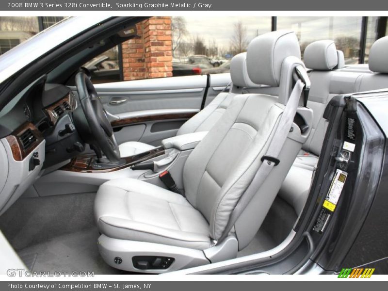 Sparkling Graphite Metallic / Gray 2008 BMW 3 Series 328i Convertible
