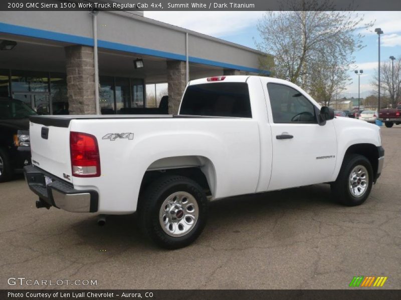 Summit White / Dark Titanium 2009 GMC Sierra 1500 Work Truck Regular Cab 4x4