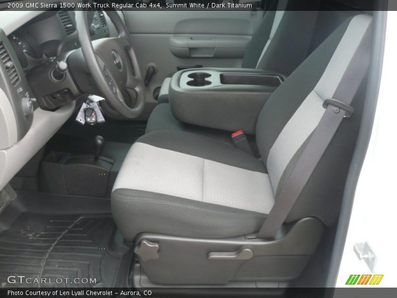 Summit White / Dark Titanium 2009 GMC Sierra 1500 Work Truck Regular Cab 4x4