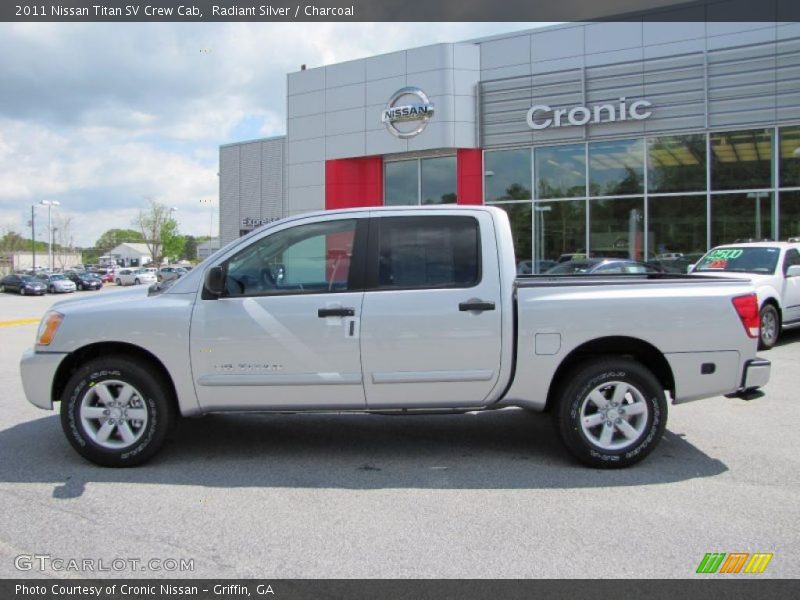 Radiant Silver / Charcoal 2011 Nissan Titan SV Crew Cab