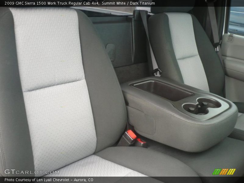 Summit White / Dark Titanium 2009 GMC Sierra 1500 Work Truck Regular Cab 4x4