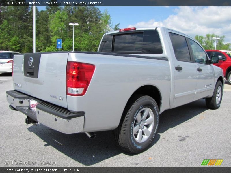 Radiant Silver / Charcoal 2011 Nissan Titan SV Crew Cab