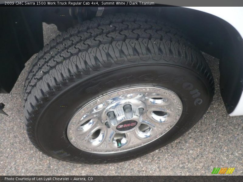 Summit White / Dark Titanium 2009 GMC Sierra 1500 Work Truck Regular Cab 4x4