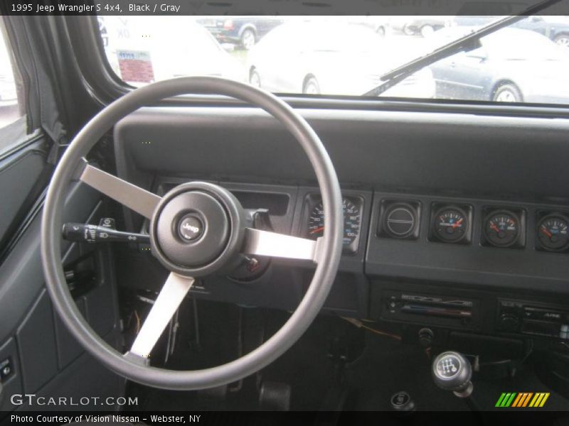 Black / Gray 1995 Jeep Wrangler S 4x4