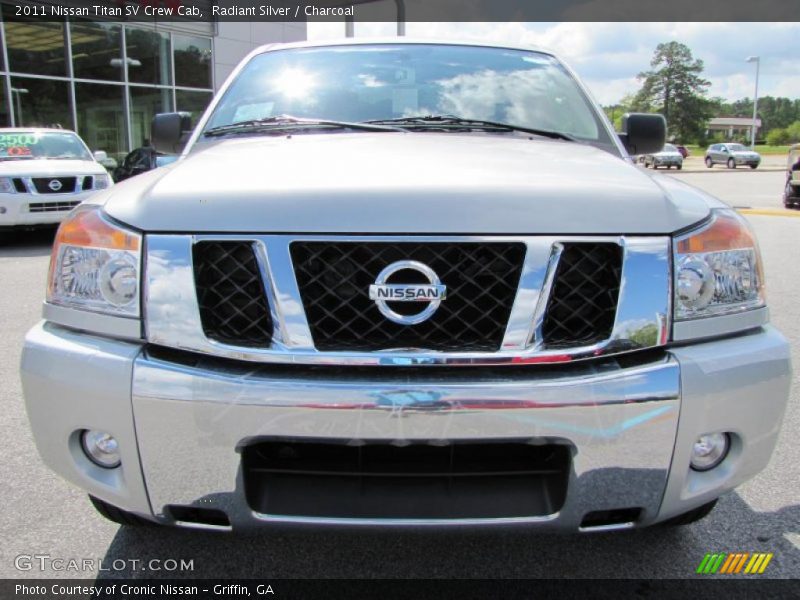 Radiant Silver / Charcoal 2011 Nissan Titan SV Crew Cab