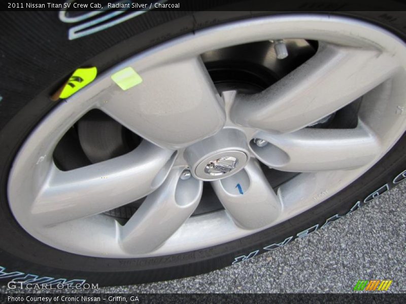 Radiant Silver / Charcoal 2011 Nissan Titan SV Crew Cab