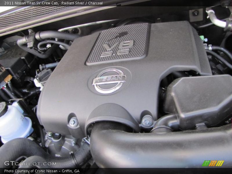 Radiant Silver / Charcoal 2011 Nissan Titan SV Crew Cab