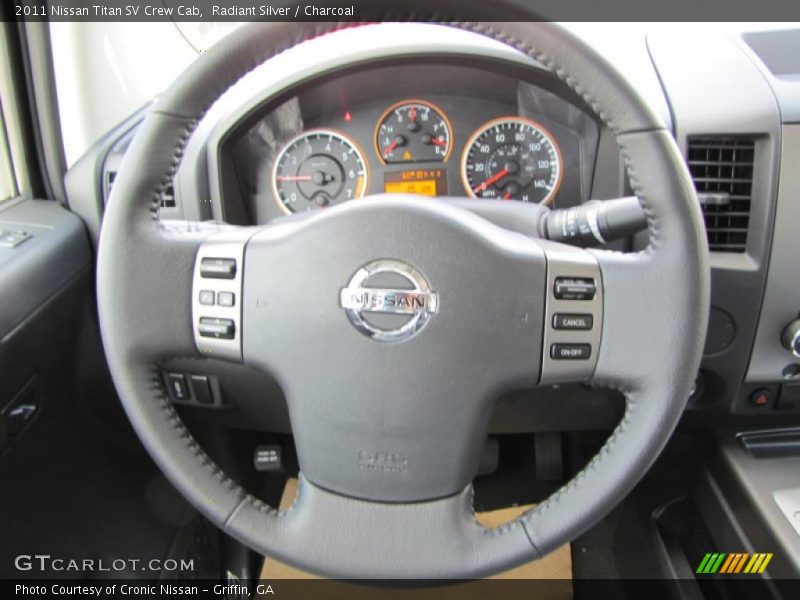 Radiant Silver / Charcoal 2011 Nissan Titan SV Crew Cab