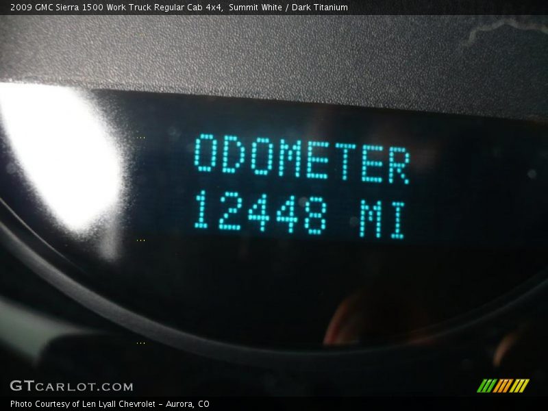 Summit White / Dark Titanium 2009 GMC Sierra 1500 Work Truck Regular Cab 4x4