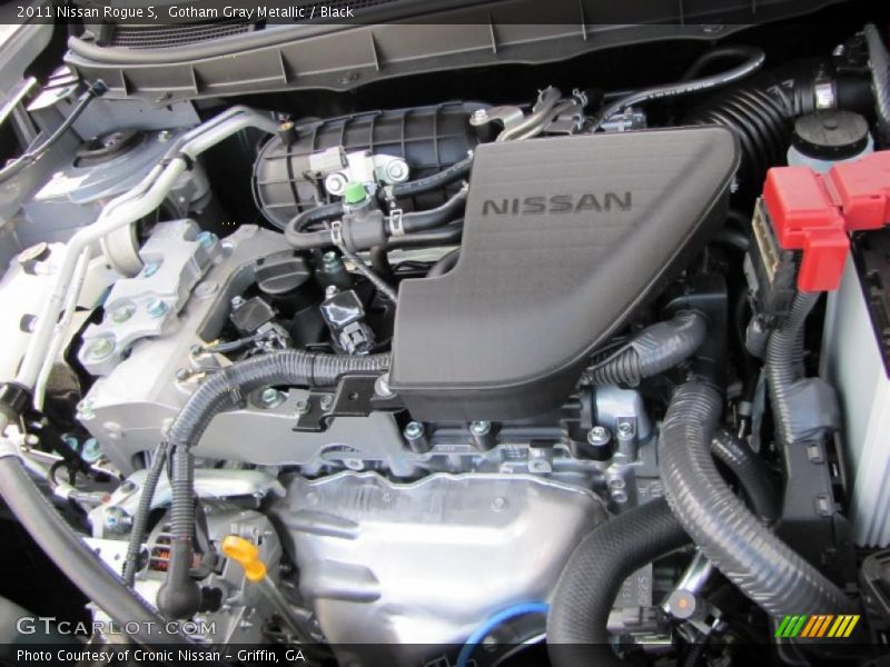 Gotham Gray Metallic / Black 2011 Nissan Rogue S