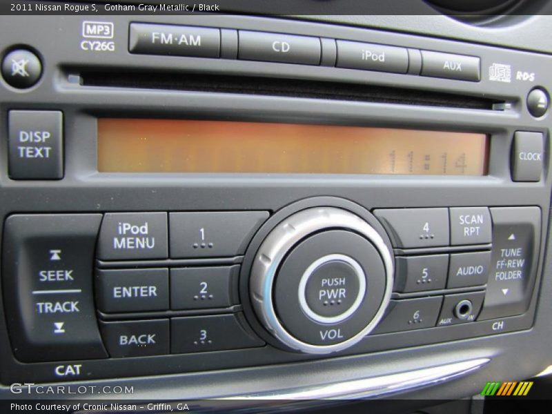 Gotham Gray Metallic / Black 2011 Nissan Rogue S